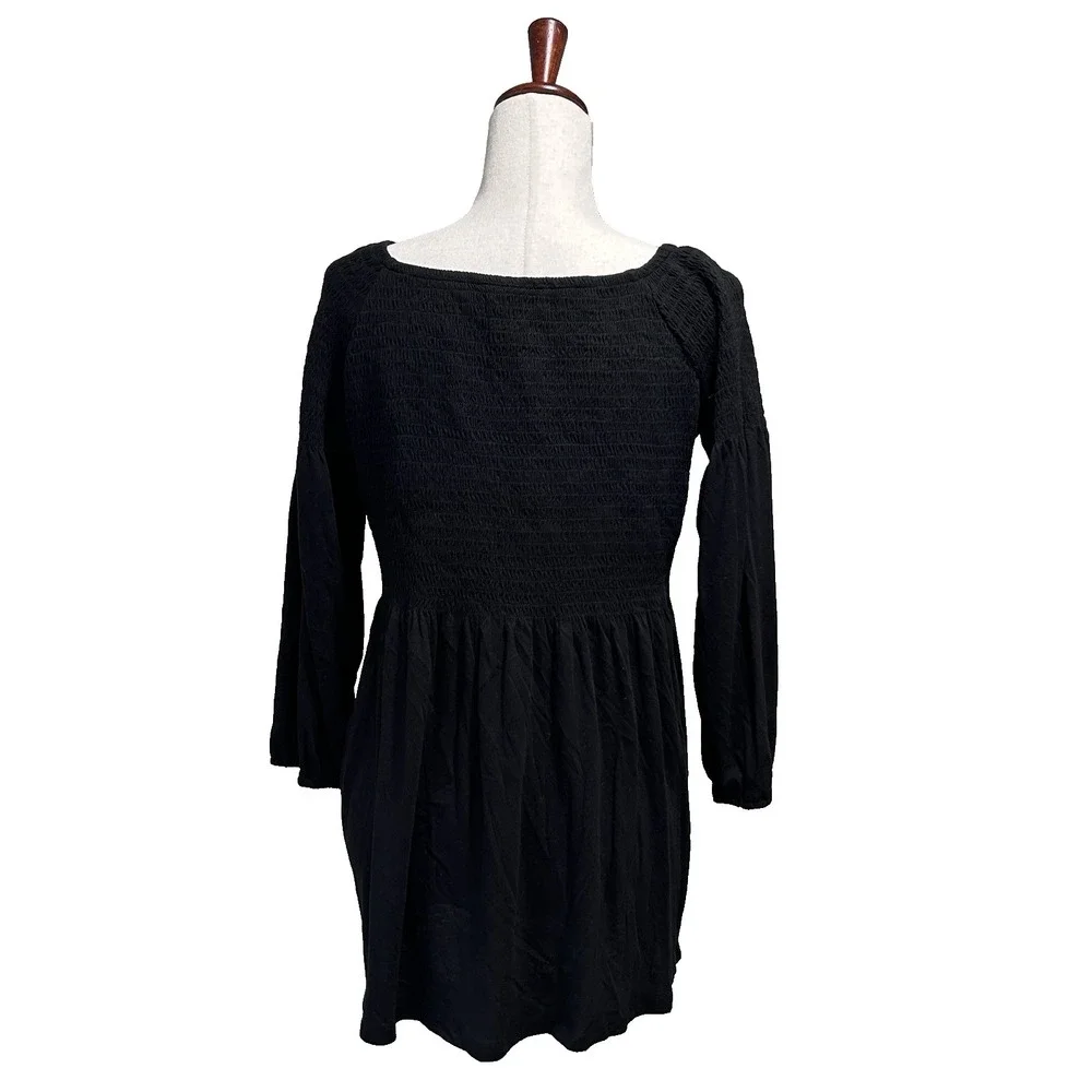 J.Jill J.‎ Jill Women's Top Small Cottagecore Smocked Boho Boatneck Feminine - Picture 6 of 9